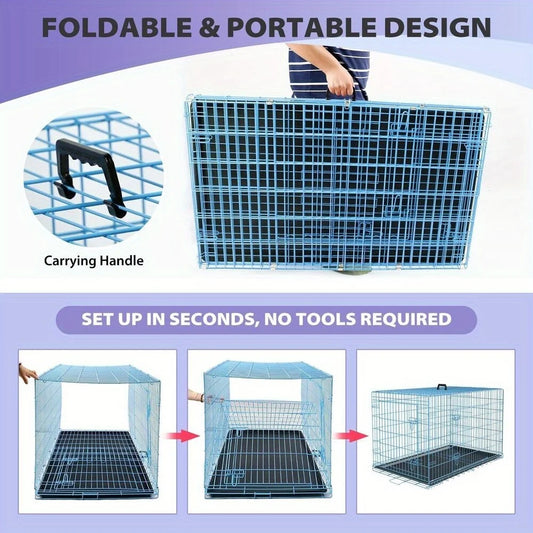 Folding Wire Crate for dogs