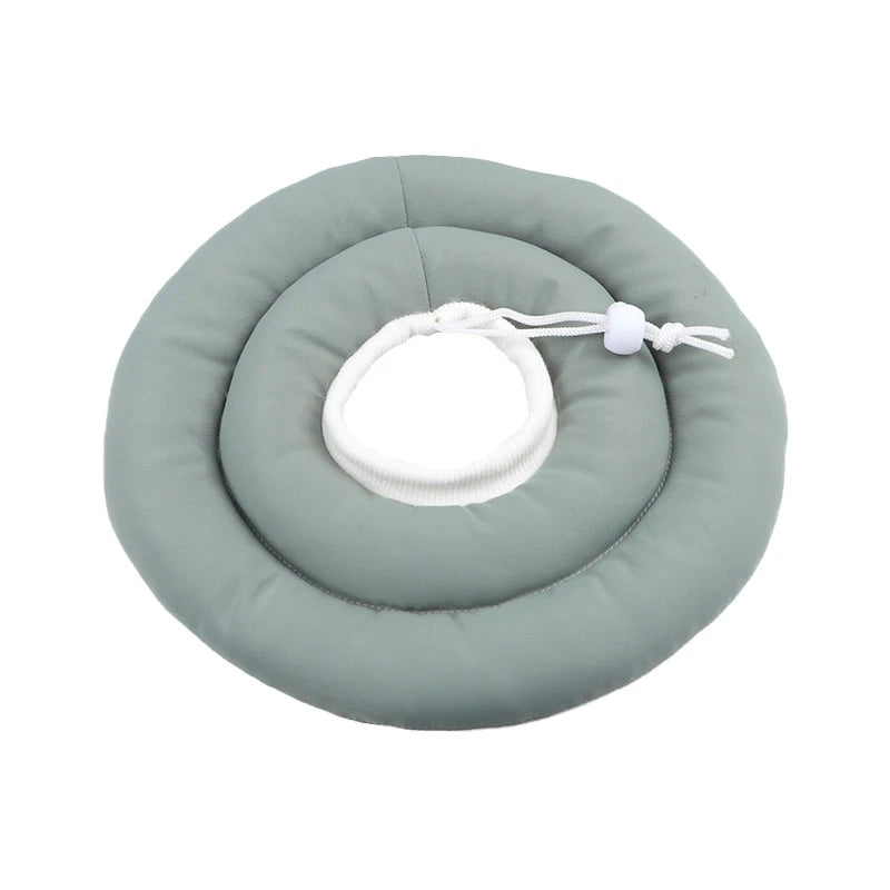 Wound Recovery Collar- Adjustable-Ring Collar- Prevent Licking-size S to XL-Collar/Leashes