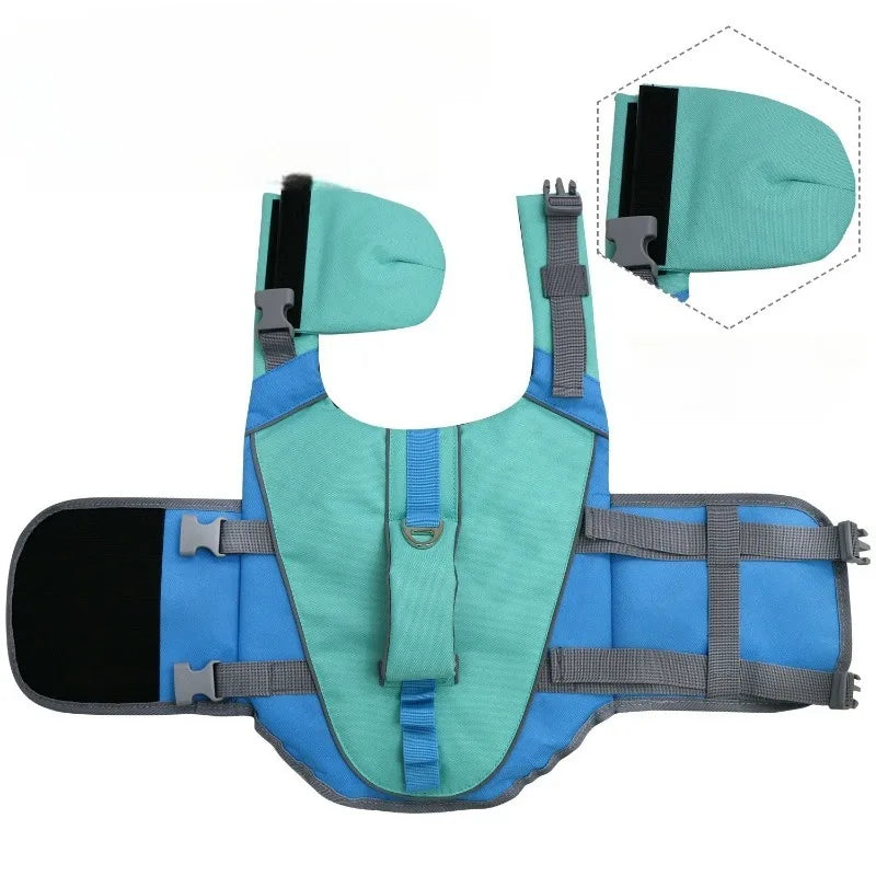 Dog Summer Swimming Life Jacket-Sizes XS to XL- Swimsuit Safety Vest- for Dog Pool or Surfing or Drifting- Life Vest-Pet Accessories
