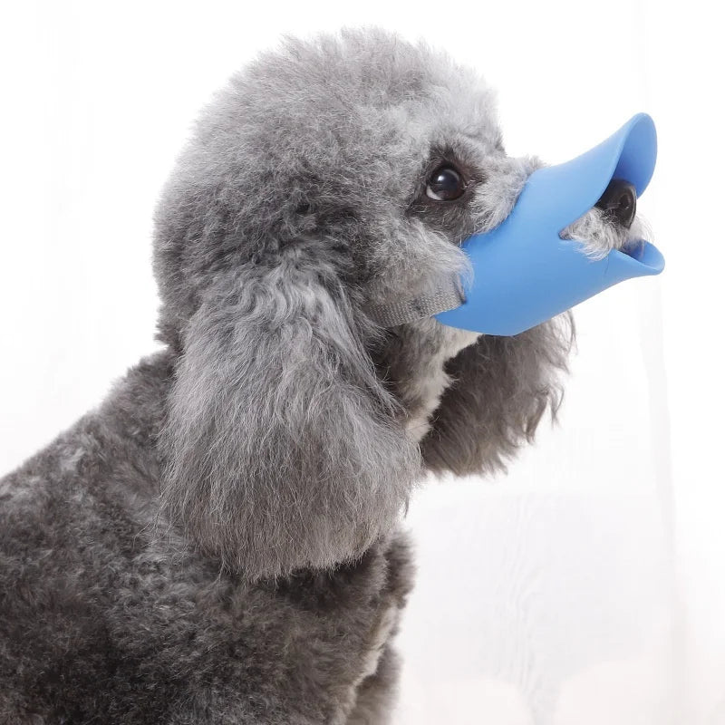 Adjustable Dog Silicone Duck Muzzle- Anti Bite- Stop Barking Pet Accessory -Safe Small to Large Dog Mouthpiece Cover-Sizes SML-Pet Accessories