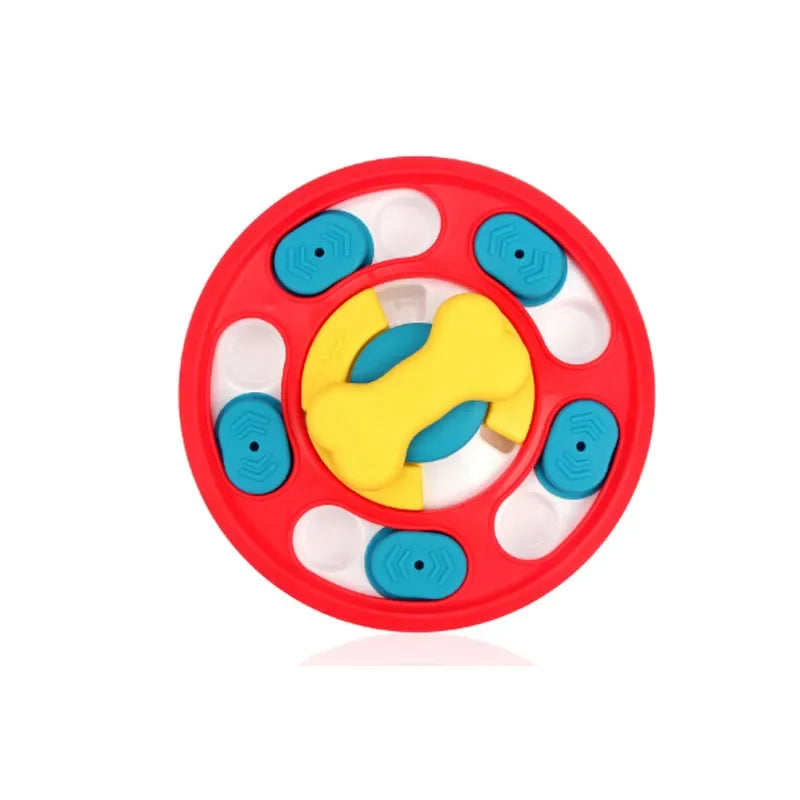 Dog Puzzle Toy Slow Feeder- Interactive- Increases Puppy IQ- Food Dispenser Slowly Eating Non-Slip Bowl- Dogs Training Game