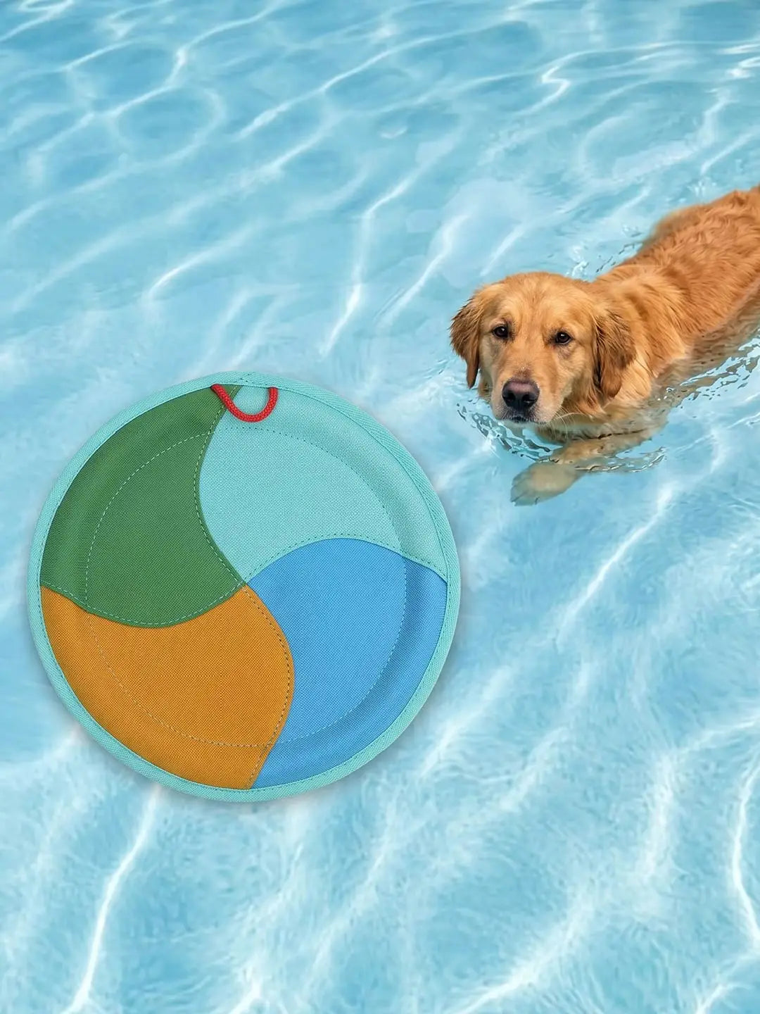 Dog Frisbee- Dog Flying Disc Toy-Designed for Fetching- made of Durable Material with Soft/Thick Edges that are gentle on dogs' teeth/gums Lightweight-Floatable-All breeds-Dog Toys