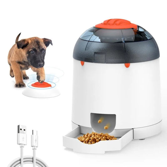 Potaroma Dog Puzzle Feeder Toy- Interactive IQ Training- Electronic Dog Toys- Automatic Rechargeable Treat Dispenser