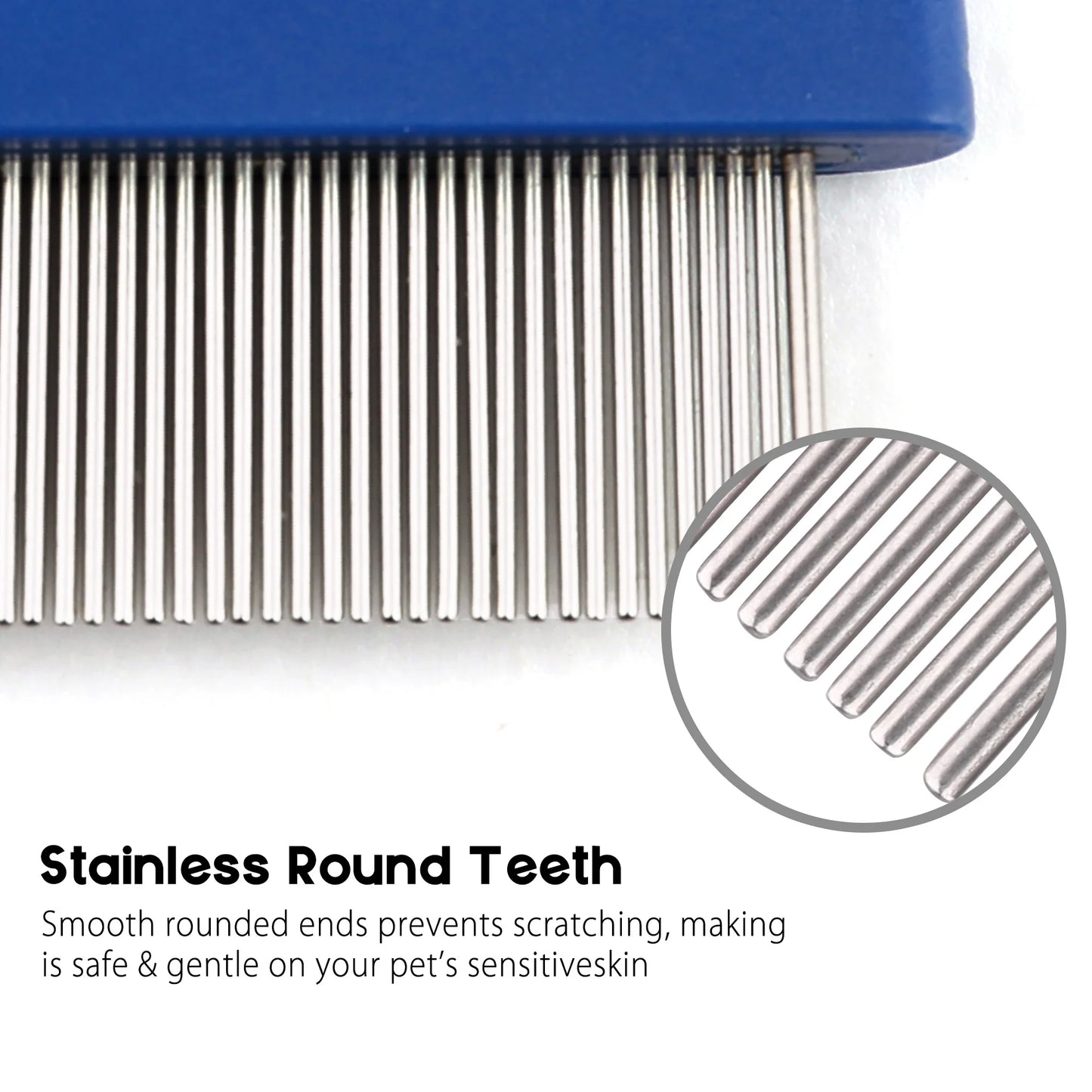 Flea Comb for Dog- Pet Hair Removal Comb-Pet Grooming