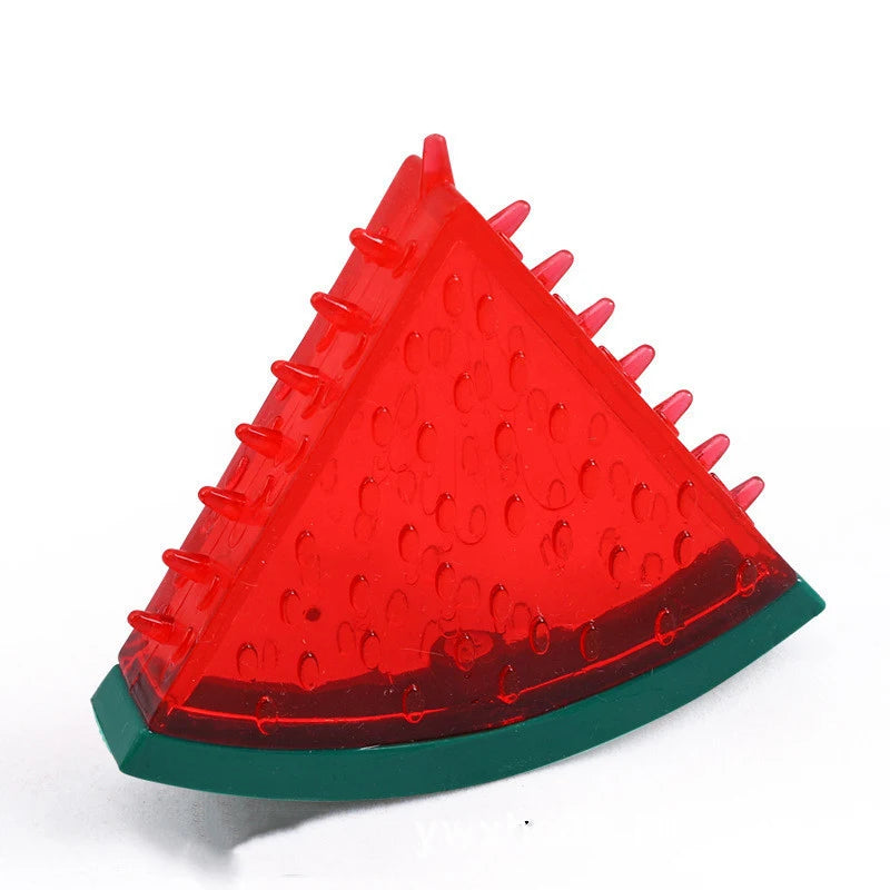 Pet Cooling Chew Toy- Reusable-Teething Summer Cooling Watermelon Pineapple Lemon -Durable Ice Frozen Fruit Shape Toys-Dog Toys