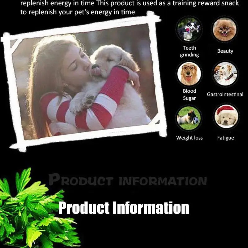 Dog Snacks- Premium Beef Pieces- Appetizing- Digestive Nutritious Delicious Chewy Training Rewards for Adult Dog/ Puppies-Pet Bowls/Feeding