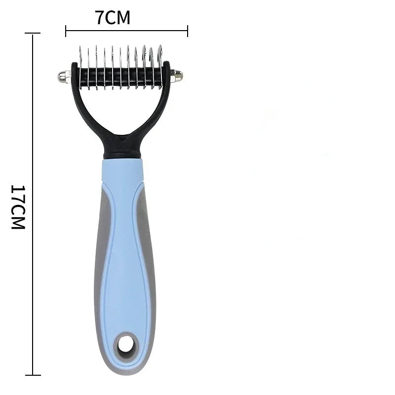 Pet Comb- Hair Remover Grooming Tools- Detachable Clipper-Pet Grooming