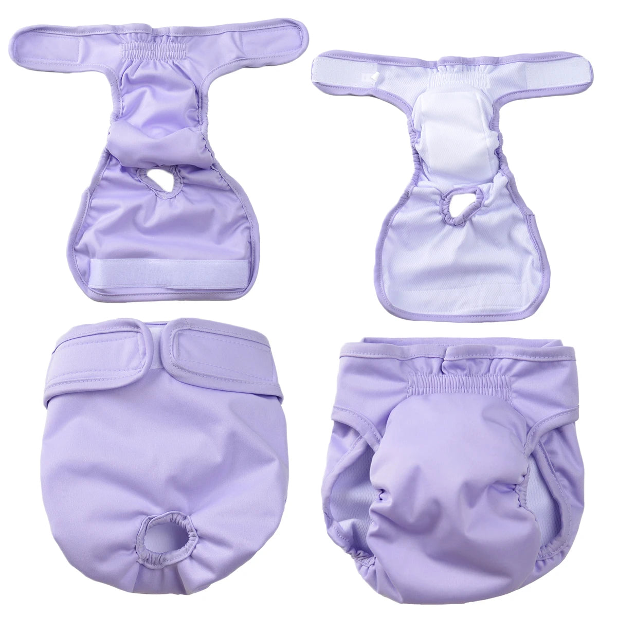 Washable Female Dog Diapers- Adjustable- Pet Physiological Pants- Reusable- Leakproof-Sizes XS-XL Dogs-Pet Grooming