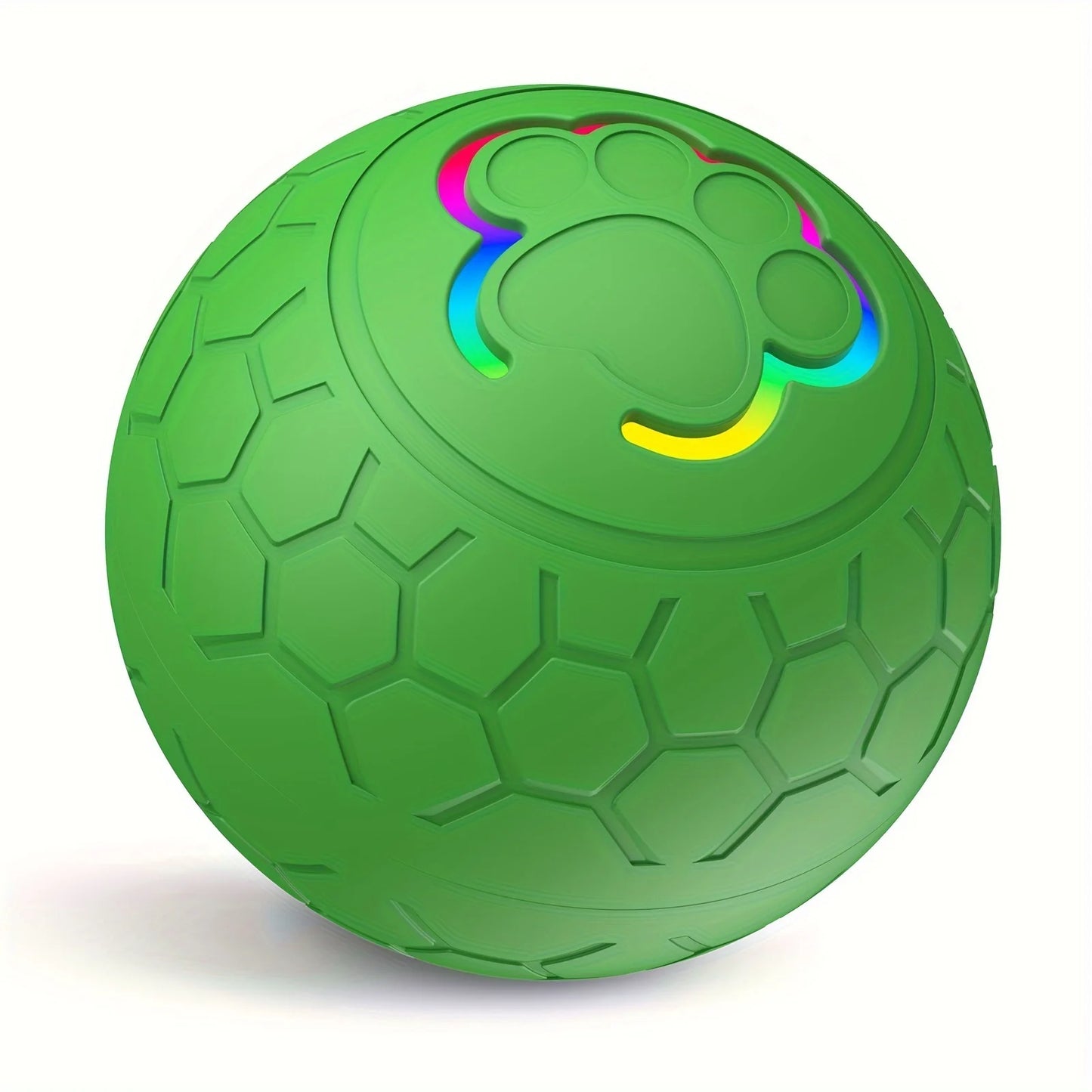 Smart Dog Toy Ball- Electronic -Interactive Pet Toy Ball -USB Automatic Bouncing Rolling Toy Ball With RGB Lights