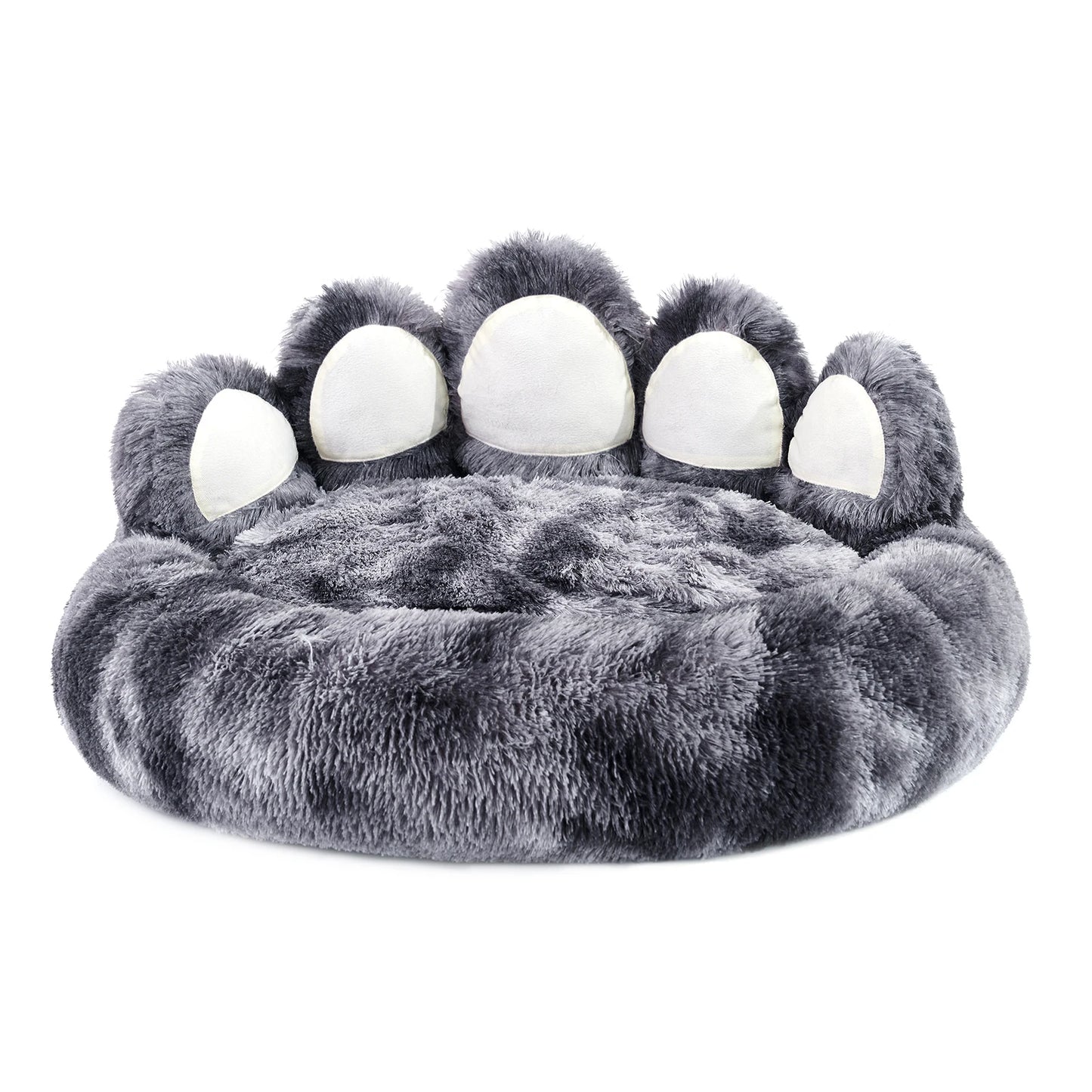 Cozy Comfy Pet Dog Bed- Paw Shape Warm Dog Bed- Fluffy Dog Bed- Deep Sleeping Warm Thickened