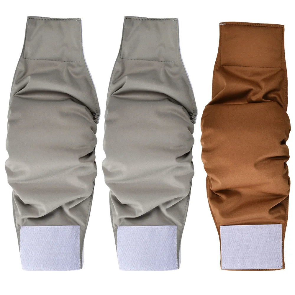Male 3 Pack Washable Dog Diaper- Sanitary Pants For Small Medium Dogs- Adjustable Nappy Belly Band Wrap Diapers-pet grooming
