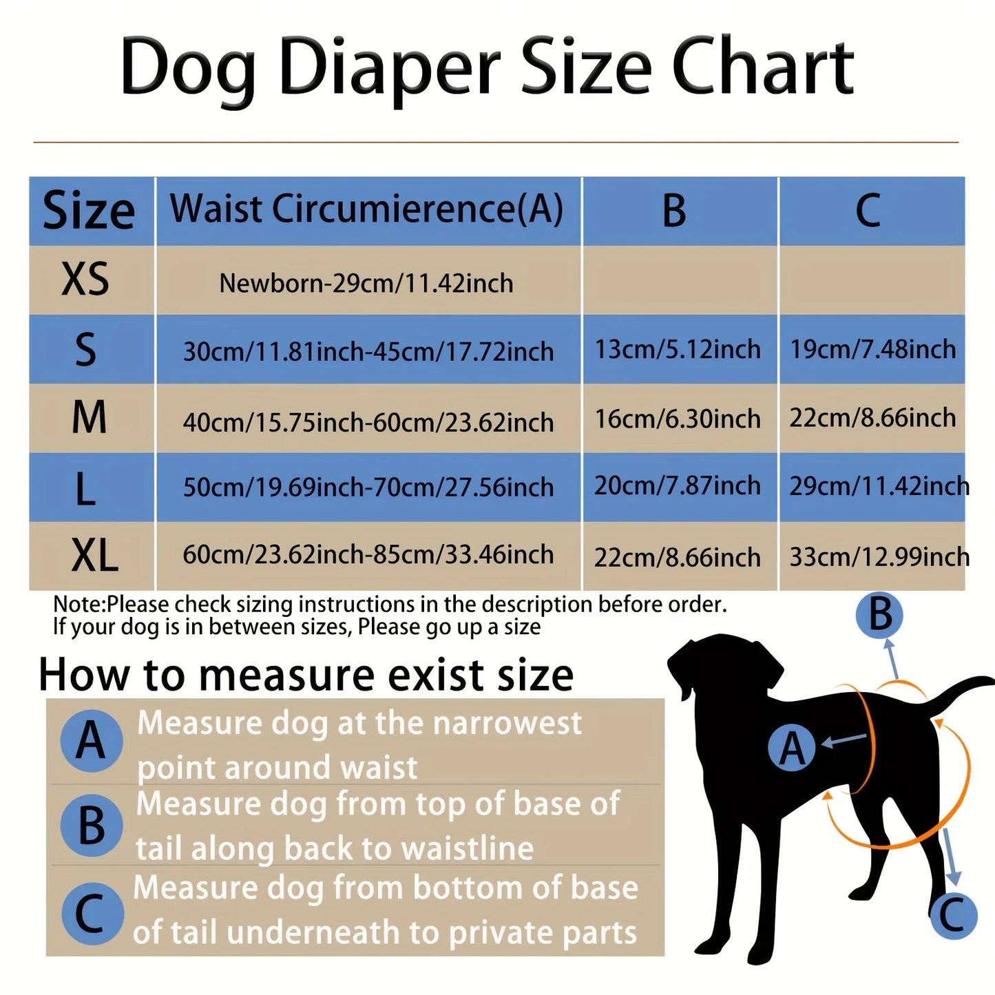 Soft Pet Washable Reusable Dog Period Heat Pants - Highly Absorbent- Adjustable Snaps for Female/Girl Dogs