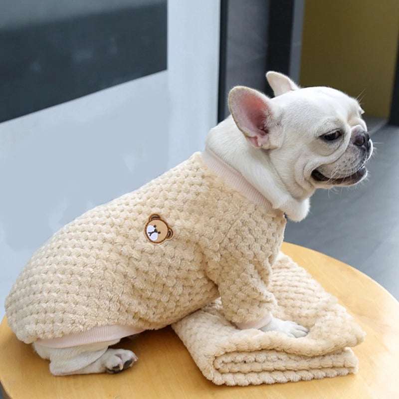 Pullover Soft Fleece Warm Dog Clothes for Small and Medium Breeds