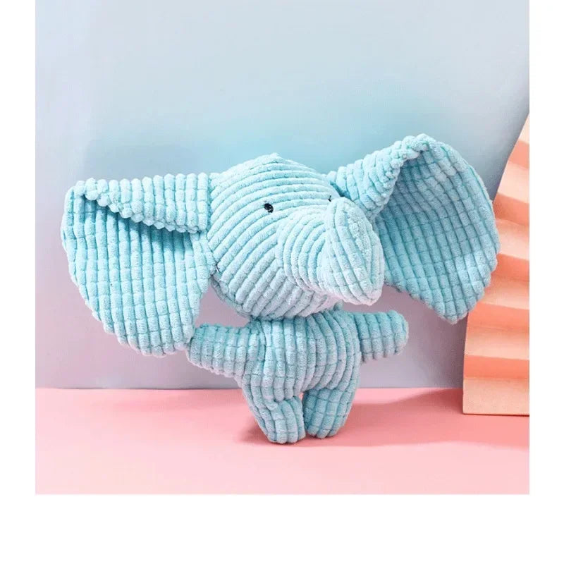 New Pet Toys -Plush Bite Resistant Toys -Cute Animal Shapes-Squeaky Dog Toys-Interactive