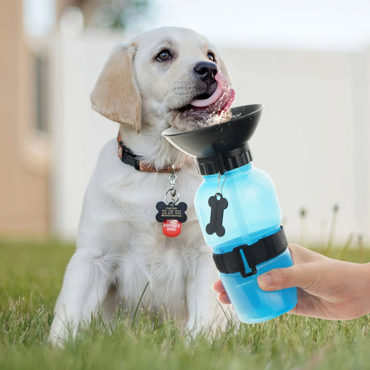 Dog Water Bottle, Portable Travel Water Bottle Dispenser For Dogs - Outdoor Travel Water Bottle Bowl,
