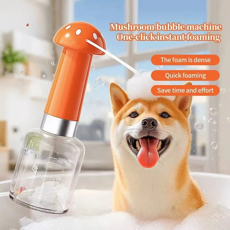 Electric Automatic Foam Machine-Rechargeable Shampoo Dispenser for Dog/Cat- Pet Grooming