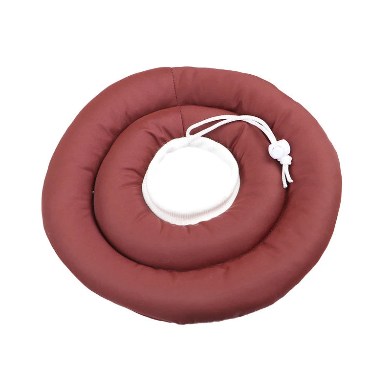Wound Recovery Collar- Adjustable-Ring Collar- Prevent Licking-size S to XL-Collar/Leashes