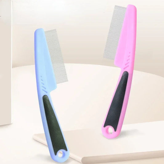 Pet Animal Care Comb Removal Flea Comb for Cat Dog Stainless Steel Needle Grooming Louse Removal