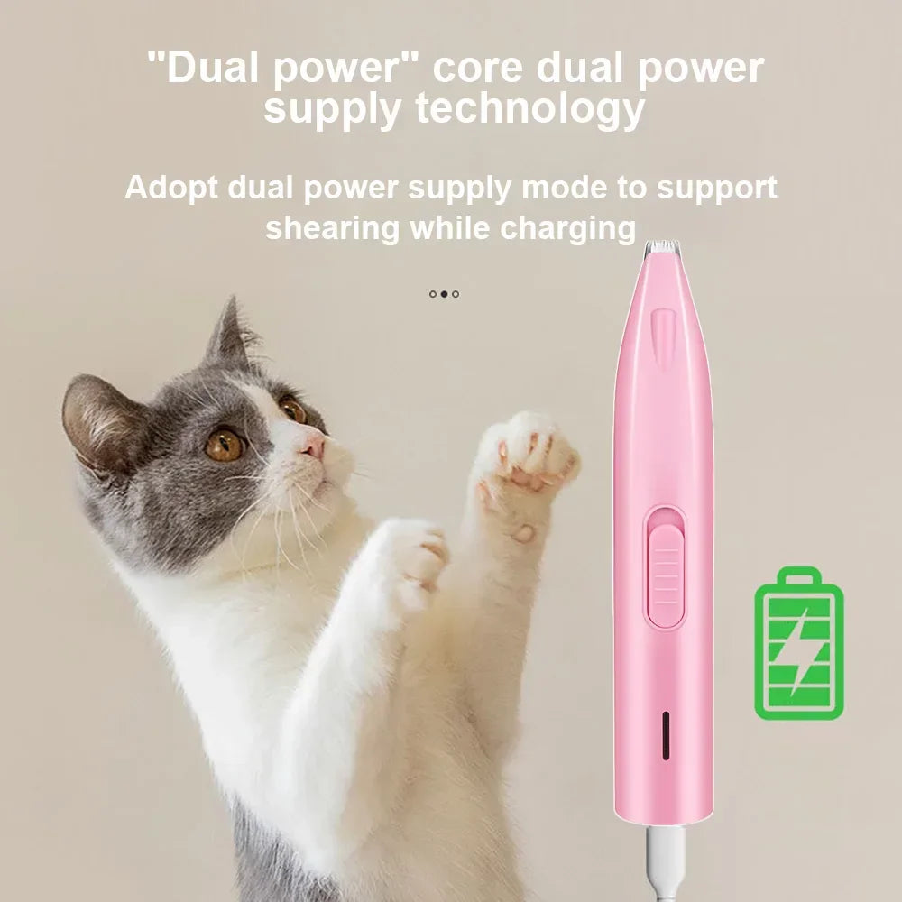 Trimmer Professional Dog  Trimmer Grooming Butt Ears feet electric Pet Hairdresser Scissors