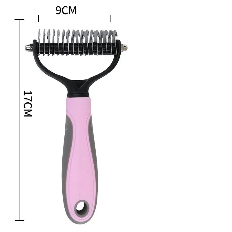 Pet Comb- Hair Remover Grooming Tools- Detachable Clipper-Pet Grooming