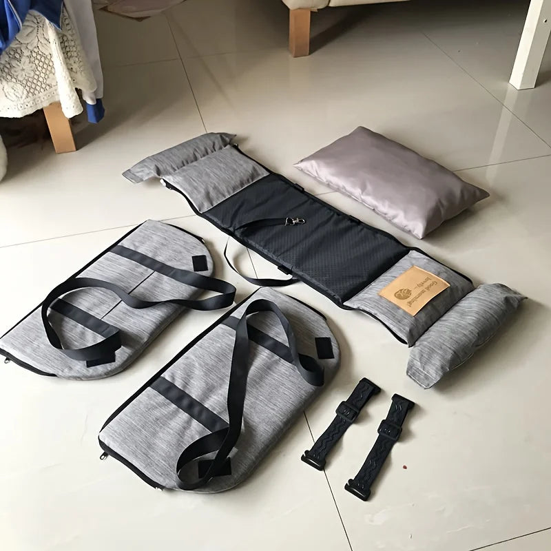 Dog Gray Car Seat-Central Car Seat-Portable Carrier for Small Dogs-Pet Car Seat