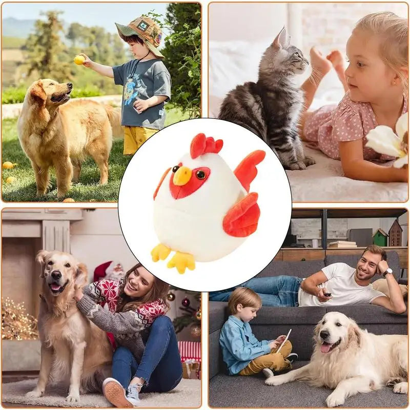 Electronic Pet Dogs Toy Ball Pet Bouncing Jump Balls Squeaky Interactive Dog Plush Doll Toys New Gift Bounce Boredom Toys