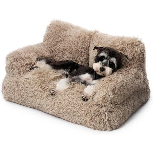 Dog Couch-Small Dog Bed with Removable Washable Cover- Cute Couch for Indoor