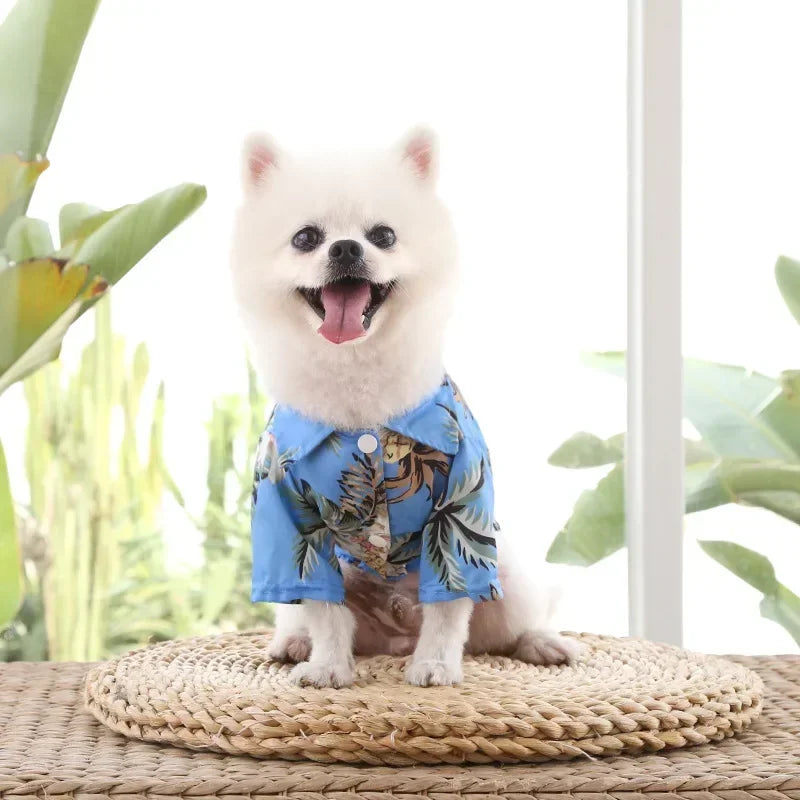 Hawaiian Style Pet Dog Clothe- Summer Sand Beach Dog Shirts- Sizes XS-2XL-Costumes/Apparel