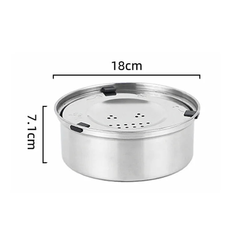 1L 3L Stainless Steel Dog Floating Water Bowl- No Spill- Anti-Splash Dog Water Dispenser- Non-Slip -Pet Bowls/Feeding