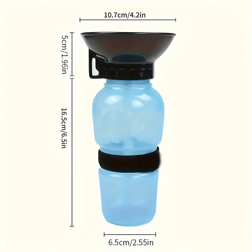 Dog Water Bottle, Portable Travel Water Bottle Dispenser For Dogs - Outdoor Travel Water Bottle Bowl,