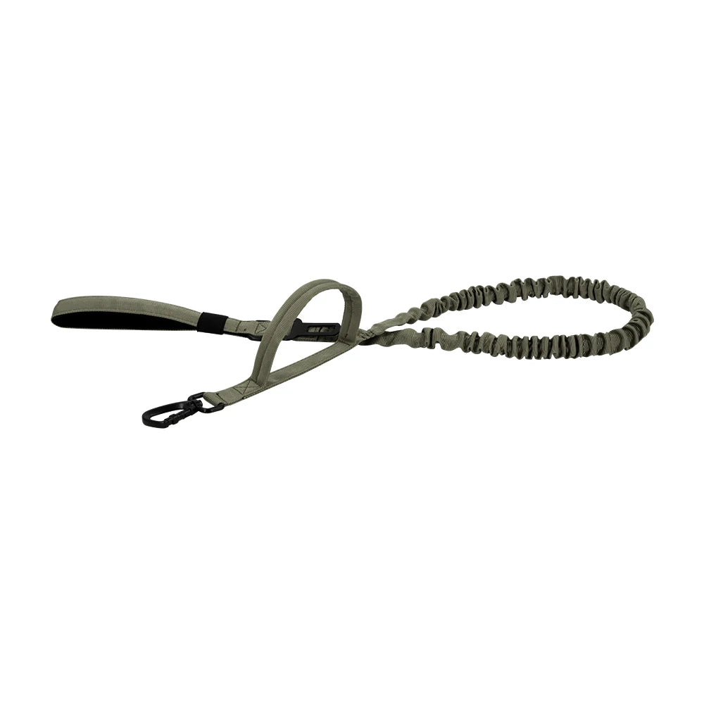 Military Dog Leashes- Adjustable Leash- Quick Release Elastic Rope With 2 Control Handle For Small/Medium Dogs-Collars/Leashes