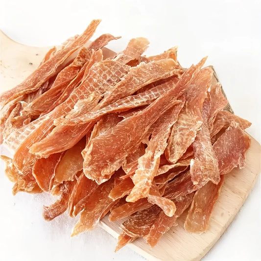 150g/5.29oz  Chicken Jerky/Duck Jerky Dog Treats- For Small, Medium, Large Dogs Made With Real Pure Chicken-Healthy-Pet Bowls/Feeding