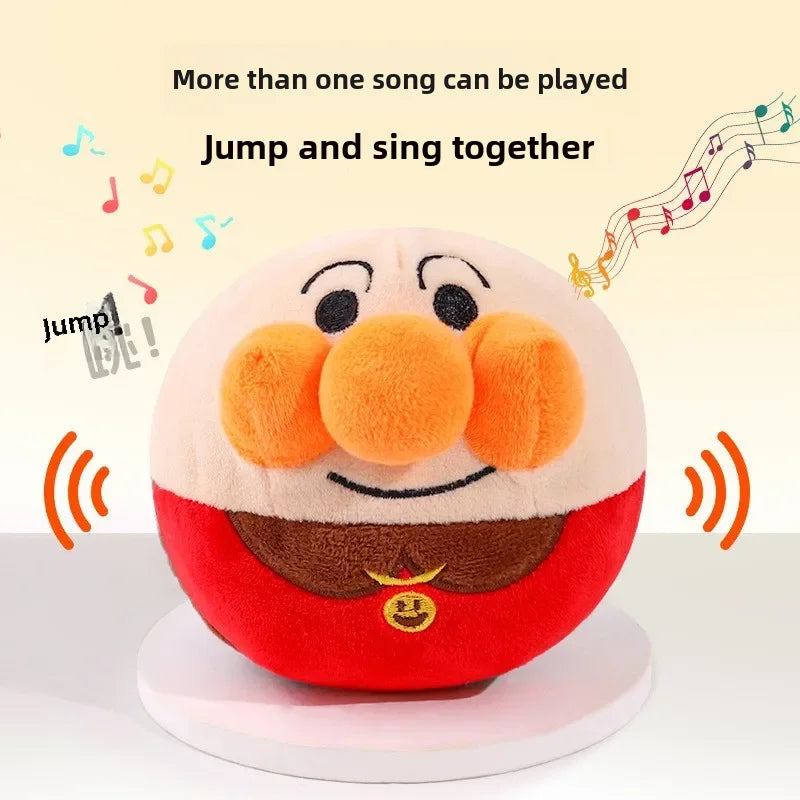 Piggy Dog Toys- Interactive Puzzle Electric Plush Jumping Ball USB Rechargeable Clown Cartoon Dog Training-Dog Toys