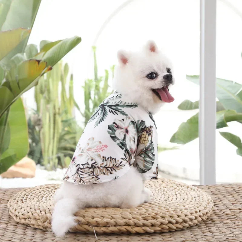 Hawaiian Style Pet Dog Clothe- Summer Sand Beach Dog Shirts- Sizes XS-2XL-Costumes/Apparel