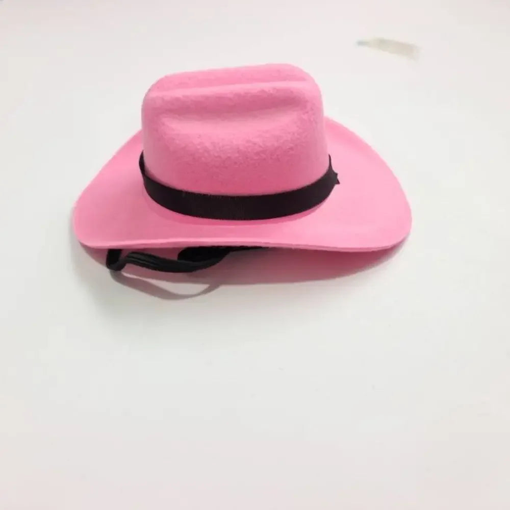 Adjustable Cowboy Dog Hat- Outdoor  Pet Accessories Dogs Headwear