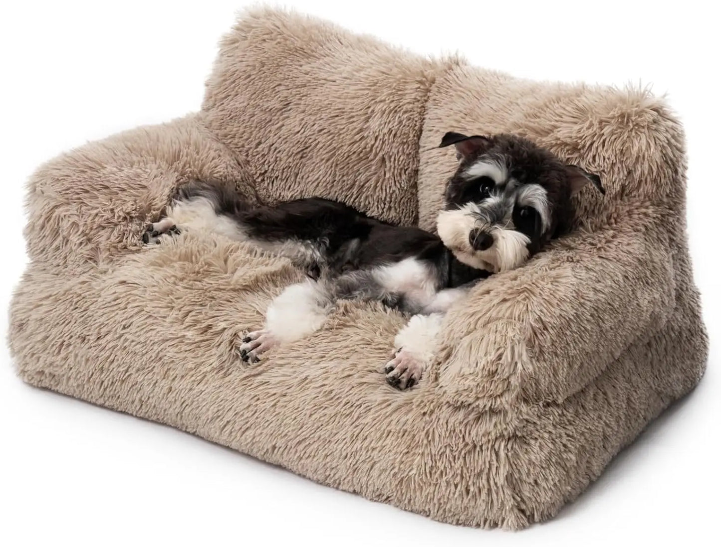 Dog Couch-Small Dog Bed with Removable Washable Cover- Cute Couch for Indoor