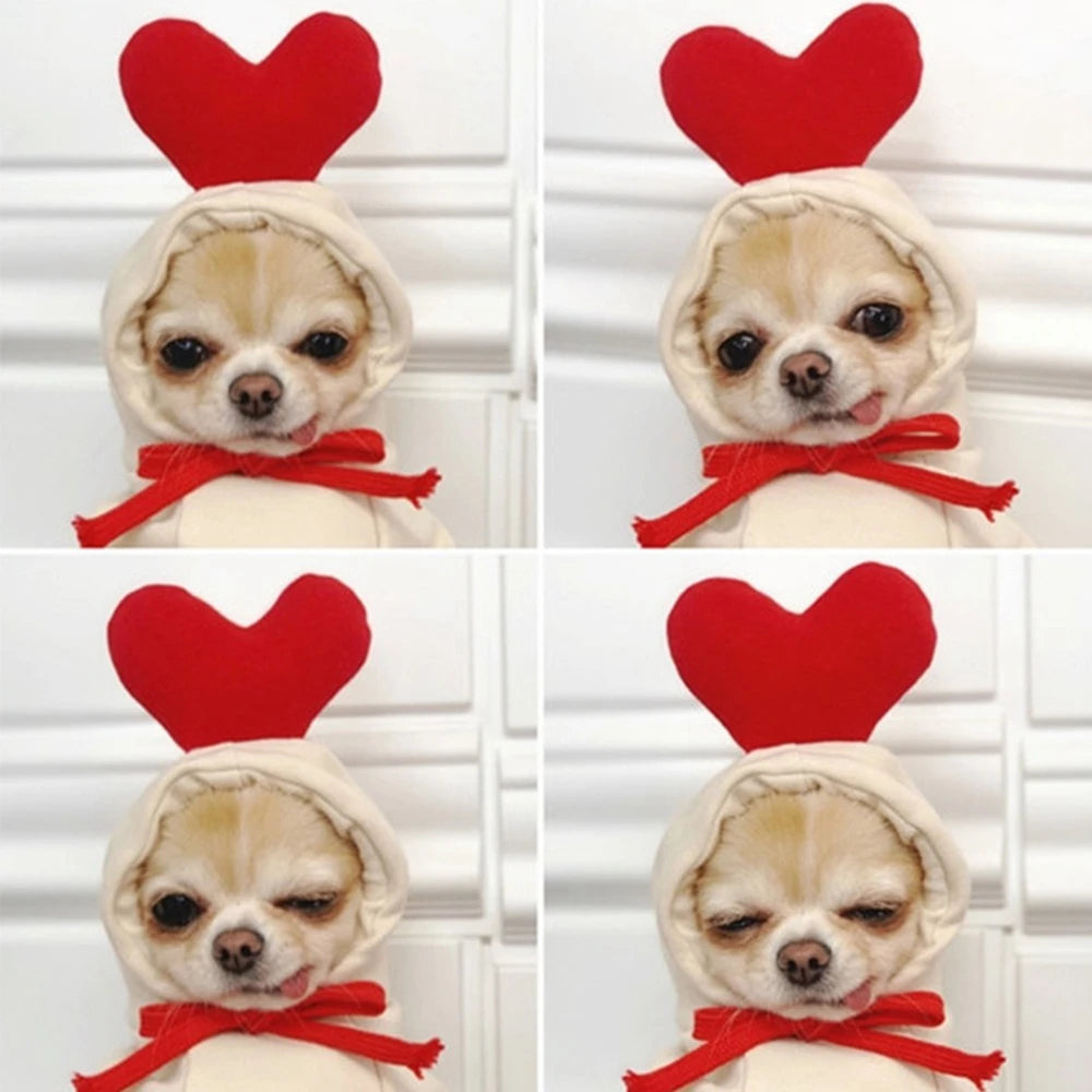 Costume Hoodies Clothes- Cute Plush Coat Hoodies-Pet Costume Jacket For Puppy Cat French Bulldog Chihuahua Small Dog Clothing