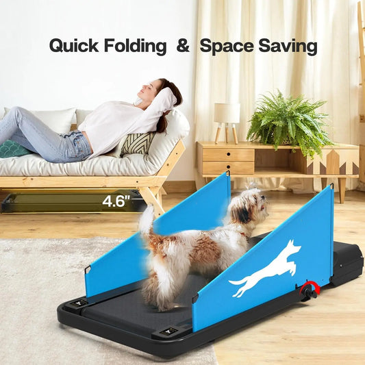 Dog/Human Treadmill- 220lbs Dog Trotter Treadmill- for Small Dogs and Medium Dogs- 2.5 Hp Folding Doggie Running Machine