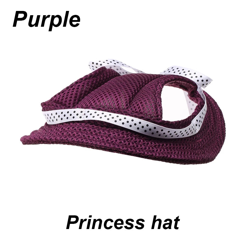 Dog Sunscreen Baseball Cap- Outdoor Sports Hat With Ear Holes- Adjustable- For Small Medium Dogs Cats Caps