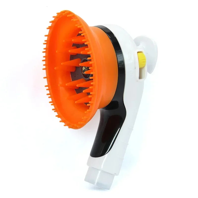 Pet Shower Head -Soft Tentacle Massage Bath Head- Convenient- east to use