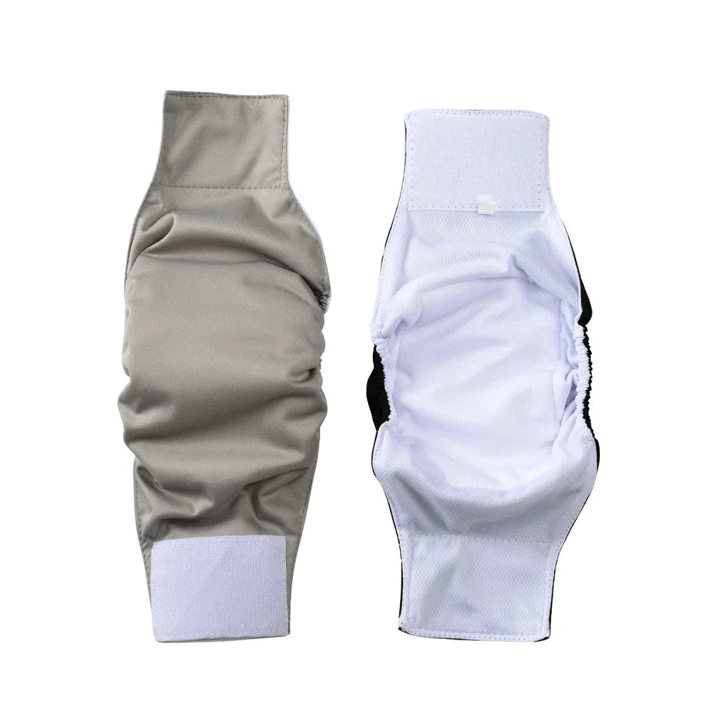 Male 3 Pack Washable Dog Diaper- Sanitary Pants For Small Medium Dogs- Adjustable Nappy Belly Band Wrap Diapers-pet grooming