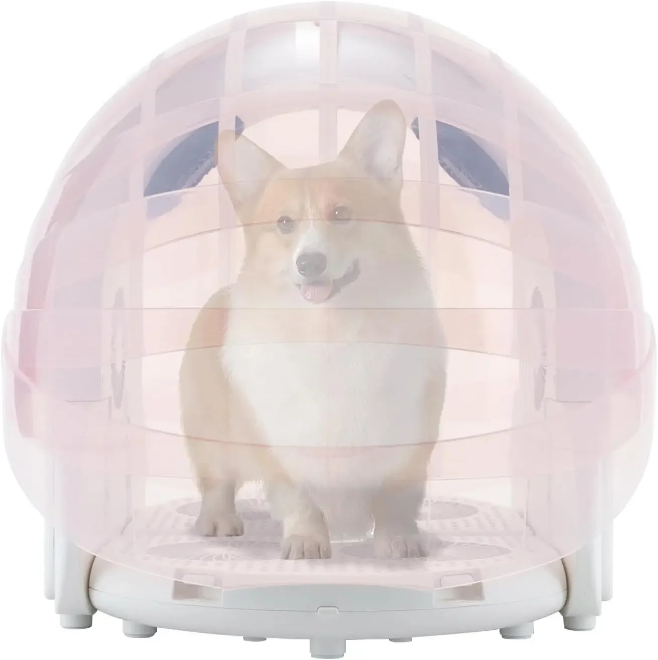 Smart Pet Dryer Box- Automatic Pet Dryer- Small Dog Drying Box with 8 Fan 4 Speed-Foldable-Hair Blow 360°- Ultra Quiet