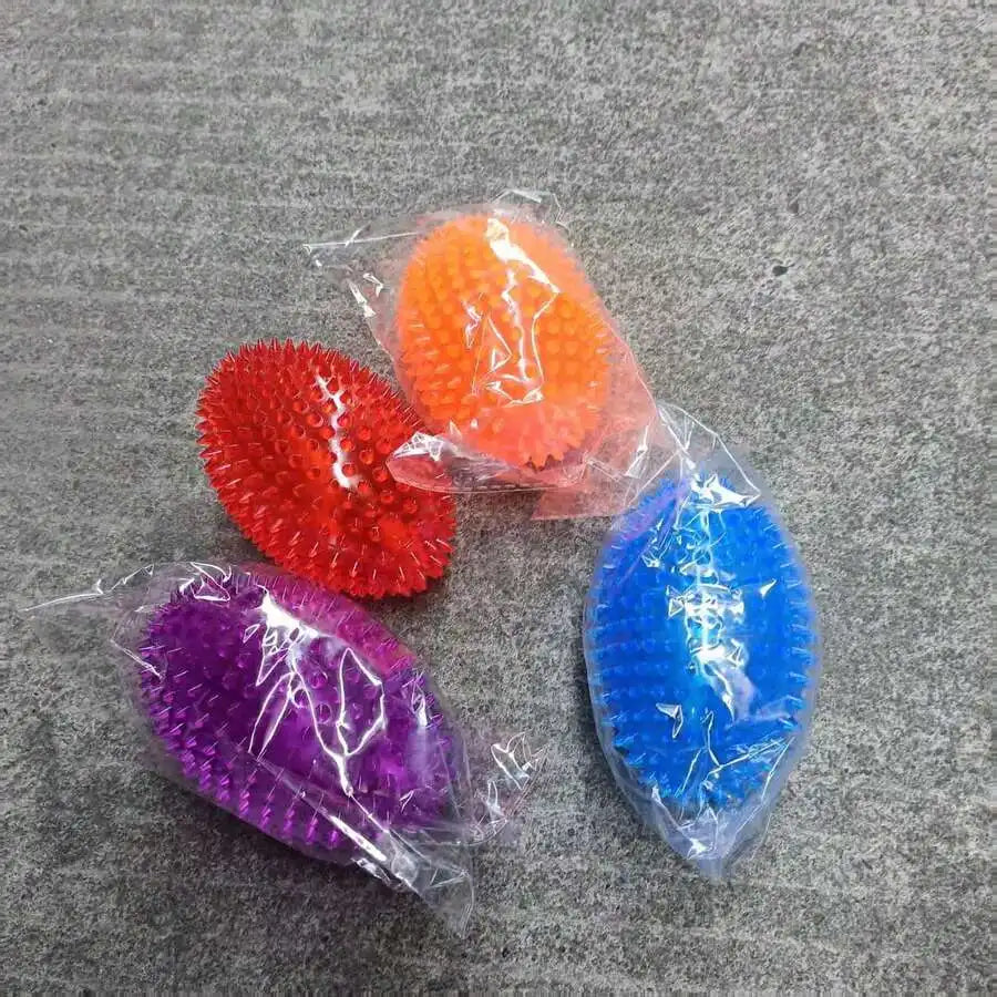 4.5 Inch Spiked Chew Ball-Squeaky- Dog Toys