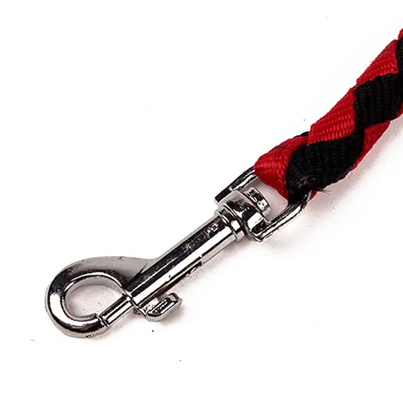 1.4m Pet Double Leash -2 Way Couplers Dog Rope Leash-Elastic Extended  Leash Belt- Outdoor Training for Two Dogs Leashes-Collar/Leashes