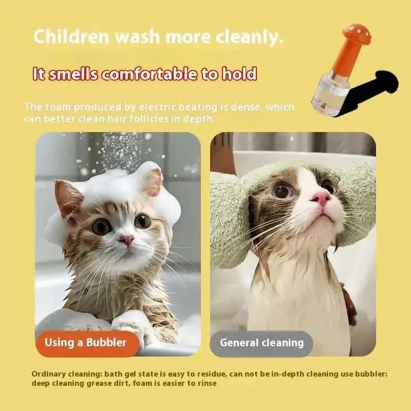 Electric Automatic Foam Machine-Rechargeable Shampoo Dispenser for Dog/Cat- Pet Grooming