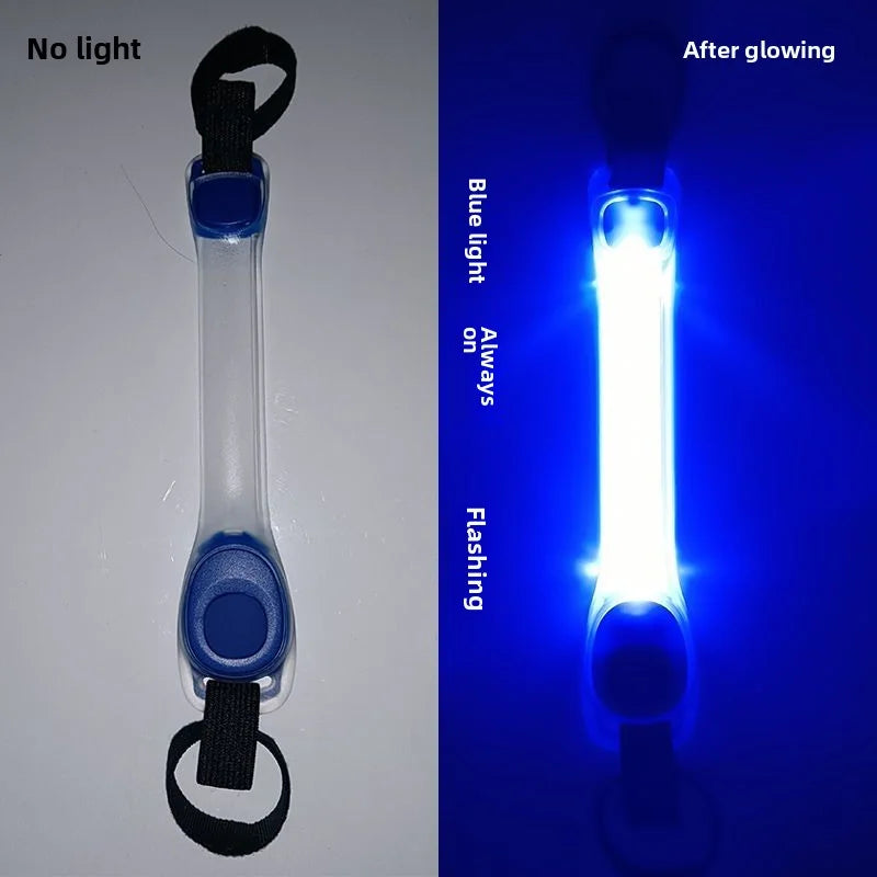 Waterproof Dog Anti-Lost Safety Glowing Collar-Multi-Color Pendants-Outdoor- LED Light Strip- Night Visibility-Collar/Leashes