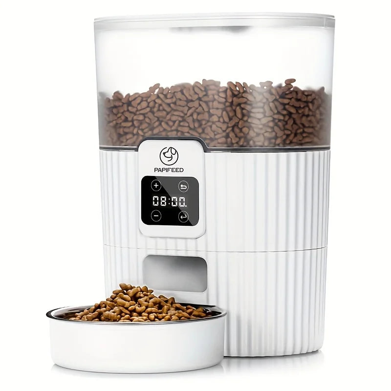 PAPIFEED automatic feeder dog fixed feeding machine cat food dog food wifi remote smart  pet food dispenser