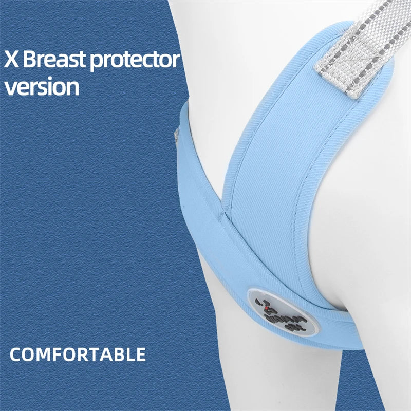 Dog Harness Leash Set- Breathable Chest Strap -Reflective- Vest Harness for Small/ Medium Dogs-Collars/Leashes