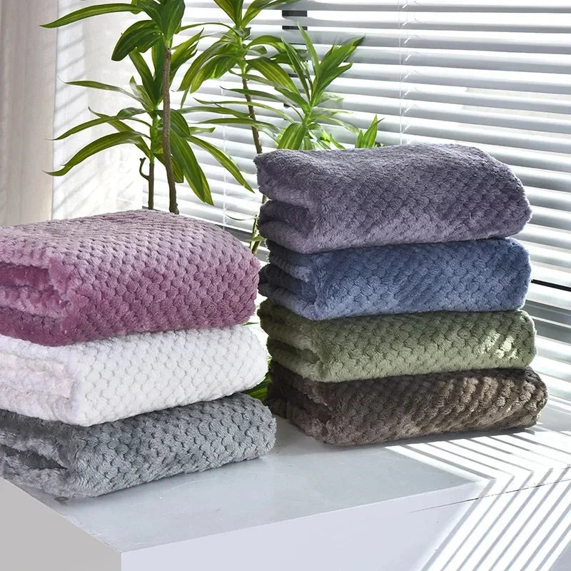 Warm Soft Fuzzy Blankets for Pets- Small Medium Dogs- Fleece- Plush Throws for Bed Couch Sofa Blanket-Beds & Blankets