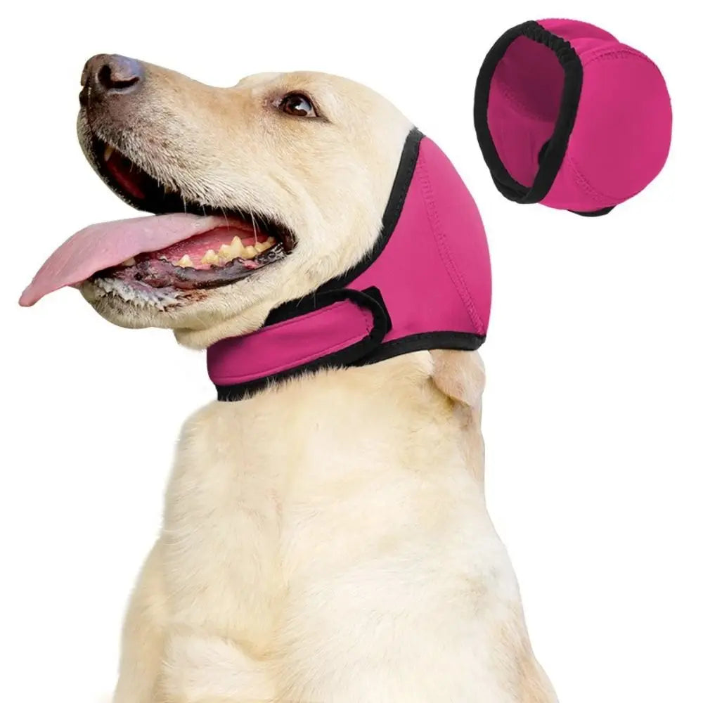 Noise Reduction Dog Ear Covers- Hearing Protection- Anti-noise Dog Calming Earmuff -Waterproof- Adjustable Ear Muffs-